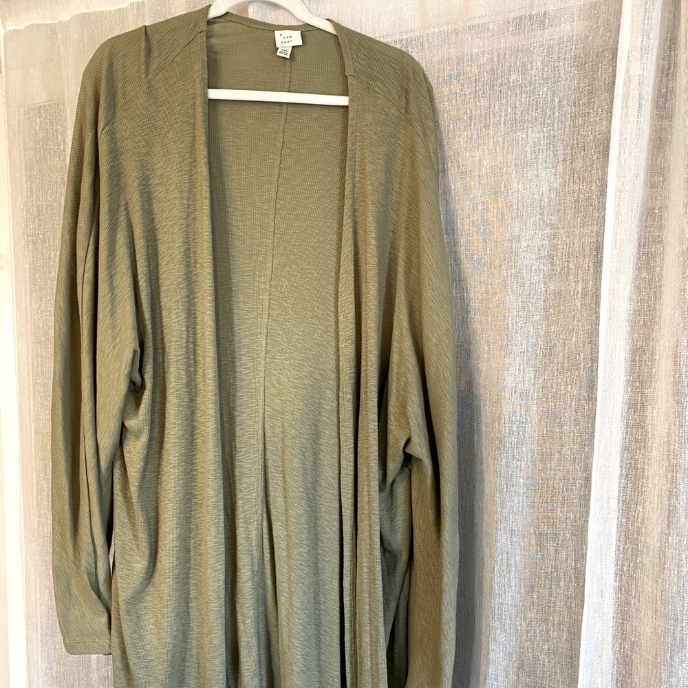 Long Green Cardigan-Target